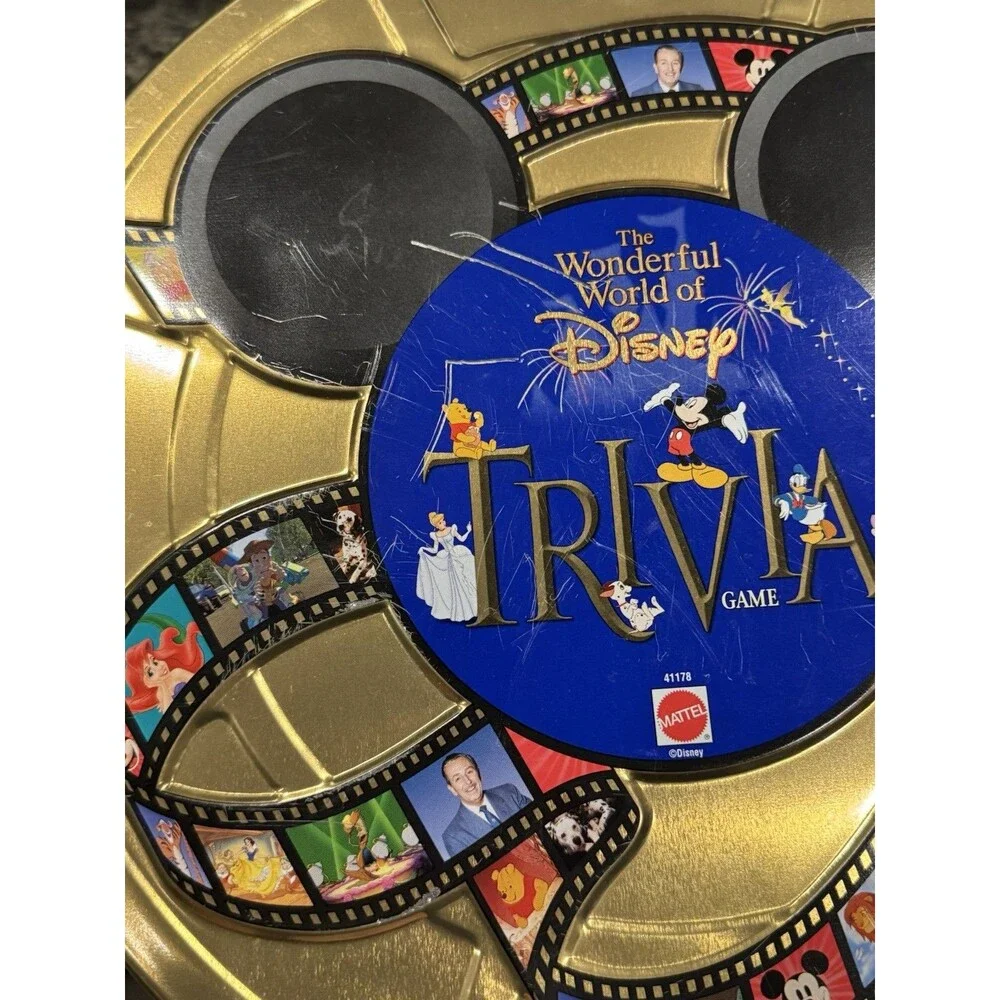The Wonderful World Of Disney Vintage Trivia Board Game 1997 100% Complete